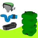 Depósito agua pluvial 750 litros Kit Basic Medium