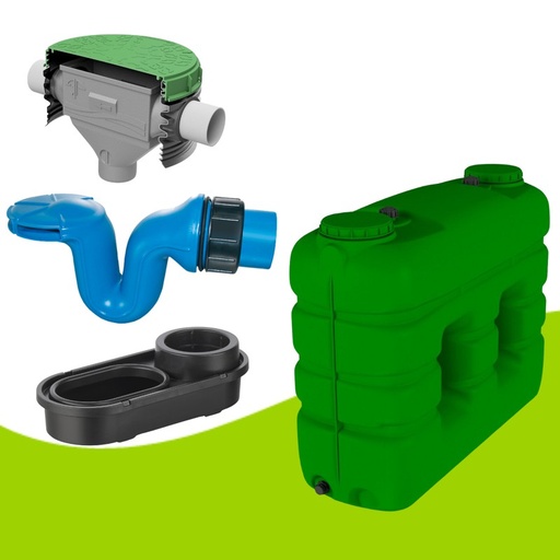 [DEPOSITOAGUAPLU-553] Depósito agua pluvial con filtros 3000 Litros