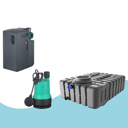 [DEPOSITOSOTERRA-558] Depósito soterrado Kit 3P Box plano Basic 2500 L