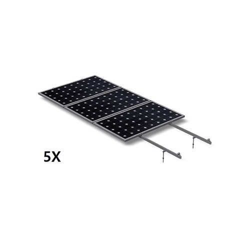 [ESTRUCTURA5PANE-271] Estructura 5 paneles teja coplanar varilla roscada 01V