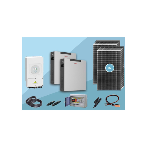 [KITLITIODEYED42-334] KIT litio Deye D4 20 kwh día con batería Weco 9,4kwh 95% DOD
