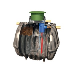 Depuradora One2clean 3750 litros para 4 a 5 personas con cúpula mini
