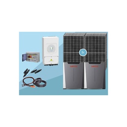 KIT litio Deye D5 20 kwh día con batería WeCo 10,6kwh 100% DOD